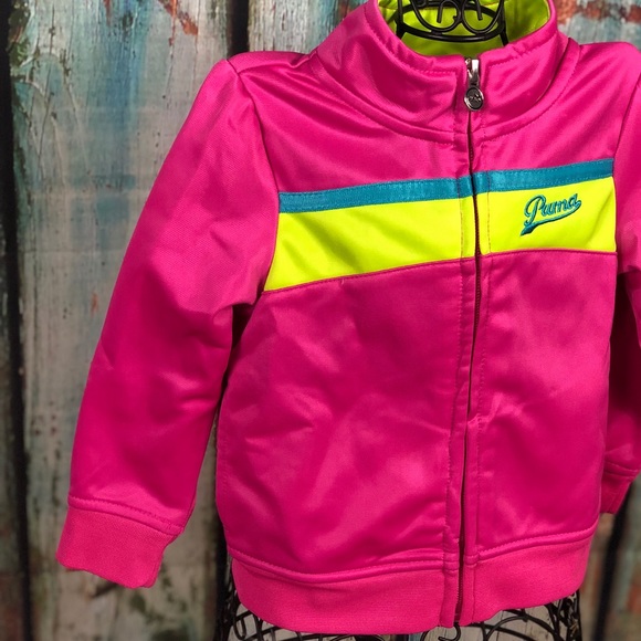 PUMA hit pink toddler girl matching set 18m NEW - Picture 3 of 8